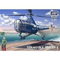 AMP 1/48 Helicopter HO-3S Plastic Model Kit [48001]
