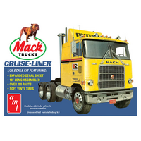 AMT 1/25 Mack Cruise-Liner Semi Tractor Plastic Model Kit