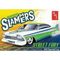 AMT 1/25 Street Fury 1958 Plymouth - Slammers SNAP Plastic Model Kit