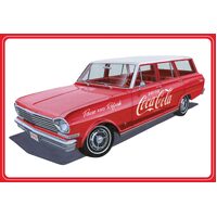 AMT 1/25 1963 Chevy II Nova Wagon w/Crates Coke Plastic Model Kit