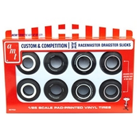 AMT 1/25 M&H Drag Slick Tire Pack (Pack of 8 tires, 4 styles)