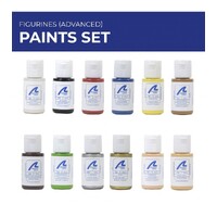 Artesania Paint Set for Figurines - Advanced: #22411F #20515F #22517F #22520F