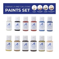 Artesania Paint Set for Ship Models #22410, 22411, 22412 & 22452