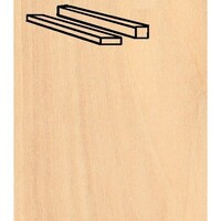 Artesania Birch 1 x 5 x 914mm (25) Wood Strip [91115]