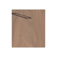 Artesania Walnut 0.6 x 5 x 1000mm (25) Wood Strip [92065]