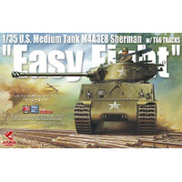 Asuka 1/35 M4A3E8 Sherman Easy Eight w/ T66 Tracks Plastic Model Kit