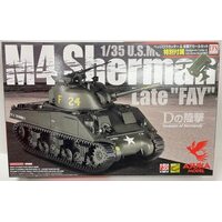 Asuka 1/35 U.S. Medium Tank M4 Sherman Late "FAY" Plastic Model Kit