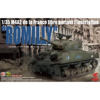 Asuka 1/35 French M4A2 Romilly w/ Cast Cheek Plastic Model Kit