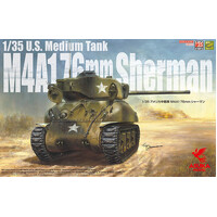 Asuka 1/35 M4A1 76mm Sherman Plastic Model Kit