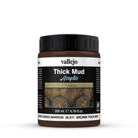 Vallejo Diorama Effects Brown Thick Mud 200ml [26811]