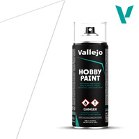 Vallejo Aerosol White Primer 400ml Hobby Spray Paint [28010]