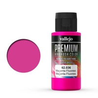 Vallejo Premium Colour Fluorescent Magenta 60 ml Acrylic Airbrush Paint [62036]