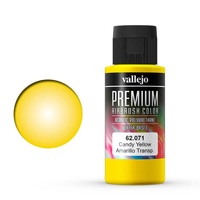 Vallejo Premium Colour Candy Yellow 60 ml Acrylic Airbrush Paint [62071]