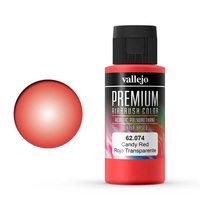 Vallejo Premium Colour Candy Red 60 ml Acrylic Airbrush Paint [62074]