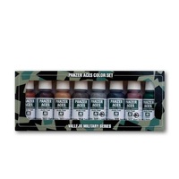 Vallejo Panzer Aces No 1 - Rust, tracks, rubber 8 Colour Acrylic Paint Set [70122]
