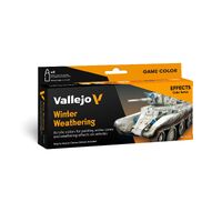 Vallejo Model Colour: Winter Weathering by Chema cabrero (8 Colours) Acrylic Paint Set