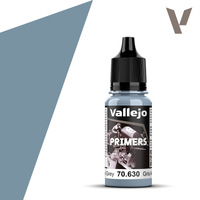 Vallejo Surface Primer Steel Grey 18 ml Acrylic Paint - New Formulation