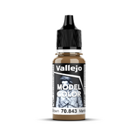 Vallejo Model Colour #014 - Cork Brown - 18 ml Matt Acrylic Paint