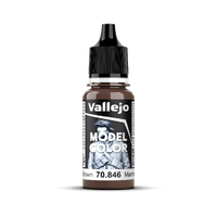 Vallejo Model Colour #154 - Mahogany Brown - 18 ml Matt Acrylic Paint
