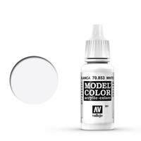 Vallejo Model Colour #201 White Glaze 17 ml Acrylic Paint [70853]
