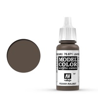 Vallejo Model Colour #147 Leather Brown 17 ml Acrylic Paint [70871]