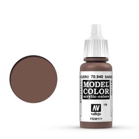Vallejo Model Colour #138 Saddle Brown 17 ml Acrylic Paint [70940]