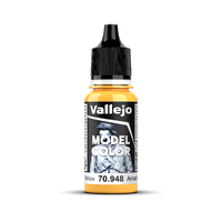 Vallejo Model Colour #028 - Golden Yellow - 18 ml Matt Acrylic Paint