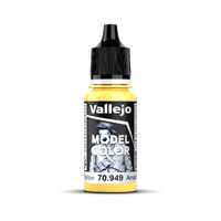 Vallejo Model Colour #024 - Light Yellow - 18 ml Matt Acrylic Paint