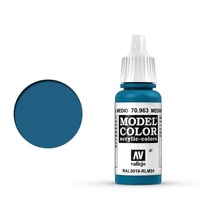 Vallejo Model Colour #057 Medium Blue 17 ml Acrylic Paint [70963]