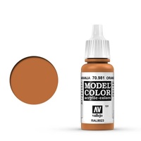 Vallejo Model Colour #131 Orange Brown 17 ml Acrylic Paint [70981]