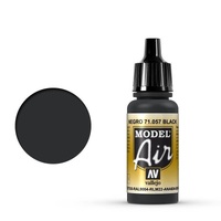 Vallejo Model Air Black 17 ml Acrylic Airbrush Paint [71057]