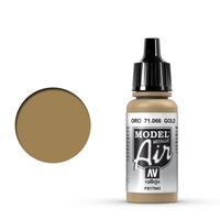 Vallejo Model Air Gold 17 ml Acrylic Airbrush Paint [71066]