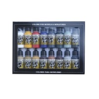 Vallejo Model Air Basic Colors 16 Colour Acrylic Airbrush Paint Set [71178]