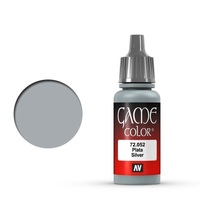 Vallejo Game Colour Silver 17 ml Acrylic Paint [72052] - Old Formulation