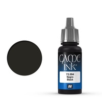 Vallejo Game Colour Ink Black 17 ml Acrylic Paint [72094] - Old Formulation