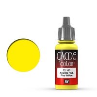 Vallejo Game Colour Fluo Yellow 17 ml Acrylic Paint [72103] - Old Formulation