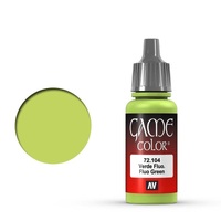 Vallejo Game Colour Fluo Green 17 ml Acrylic Paint [72104] - Old Formulation