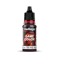 Vallejo Game Colour Evil Red 18ml Acrylic Paint - New Formulation
