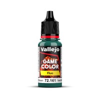 Vallejo Game Colour Fluorescent Cold Green 18ml Acrylic Paint - New Formulation