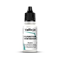 Vallejo Game Colour Polyurethane Satin Varnish 18ml Acrylic Paint - New Formulation