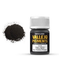 Vallejo Pigments Carbon Black (Smoke Black) 30 ml [73116]