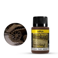 Vallejo Weathering Effects Brown Thick Mud 40 ml [73811]
