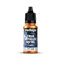 Vallejo True Metallic Metal: Light - Forged Red 18 ml