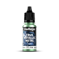 Vallejo True Metallic Metal: Light - Dusken Green 18 ml