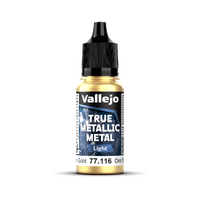 Vallejo True Metallic Metal: Light - Greenish Gold 18 ml