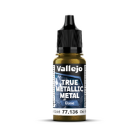 Vallejo True Metallic Metal: Base - Greenish Gold 18 ml