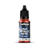 Vallejo True Metallic Metal: Airbrush - Ruby Red 18 ml