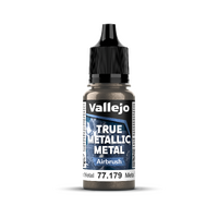 Vallejo True Metallic Metal: Airbrush - Aged Metal 18 ml