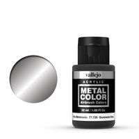 Vallejo Metal Color Gunmetal Grey 32ml Acrylic Paint [77720]