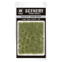 Vallejo 6mm Wild Tuft - Dense Green Diorama Accessory [SC413]